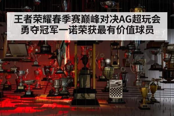 王者荣耀春季赛巅峰对决AG超玩会勇夺冠军一诺荣获最有价值球员